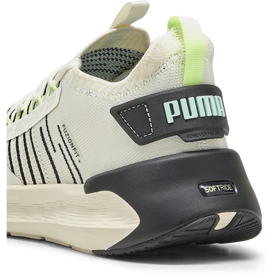 Women's Puma Softride Symmetry Fuzion Running Shoes in Warm White - Image 5