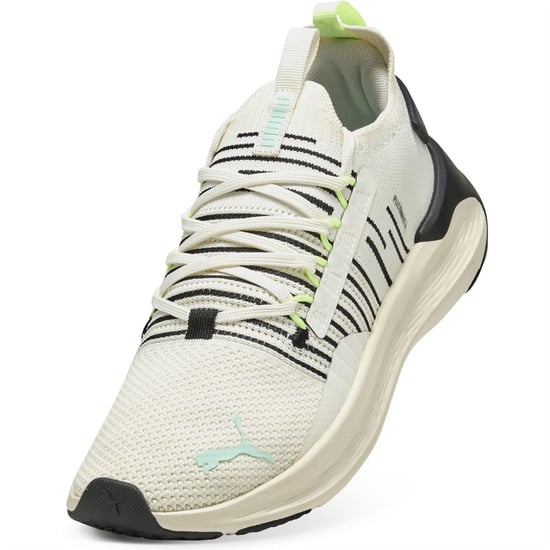 Women's Puma Softride Symmetry Fuzion Running Shoes in Warm White - Image 6