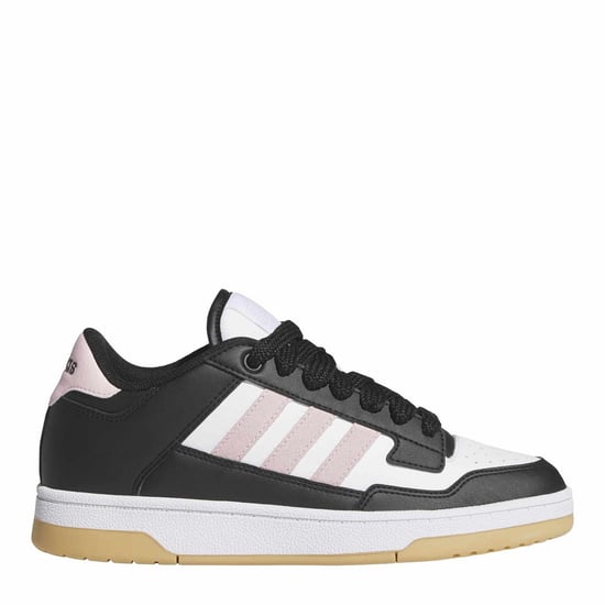 Women's adidas Rapid Court Low W Trainers in Core Black/Clea - Image 1