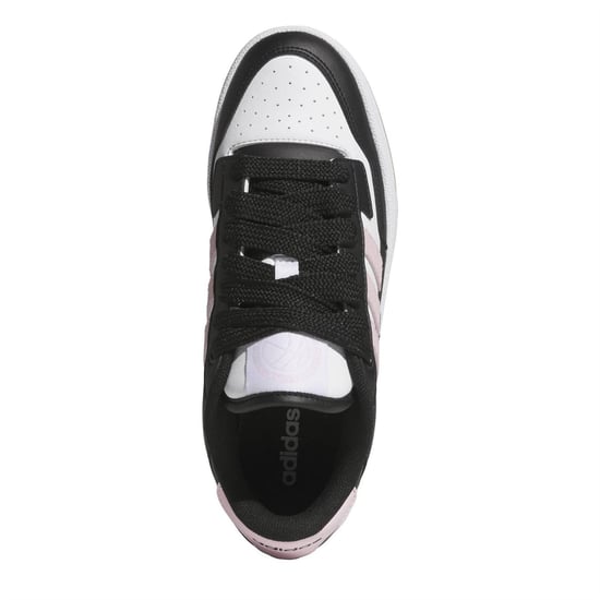 Women's adidas Rapid Court Low W Trainers in Core Black/Clea - Image 5