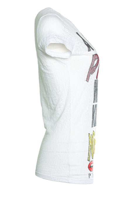 Philipp Plein, T-shirt med strass - Image 4
