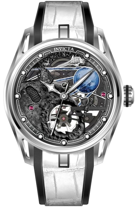 Invicta Celestial 70140 Herenhorloge - Automatisch Uurwerk - Roestvrij Staal met Zilveren Wijzerplaat - 44 mm - Image 1