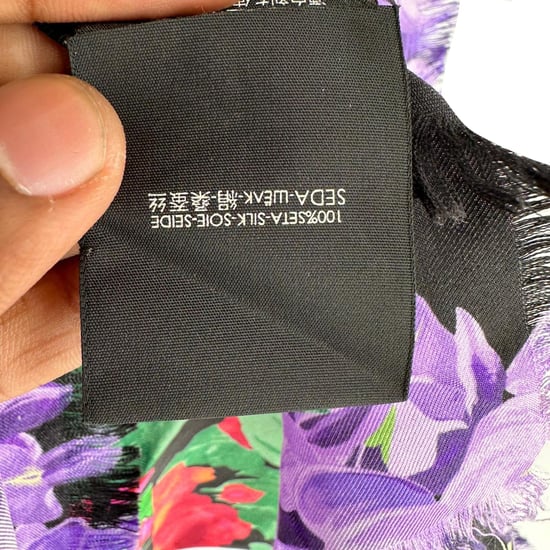 Gucci Floral-Print Scarf in Multicolor Silk - Image 4