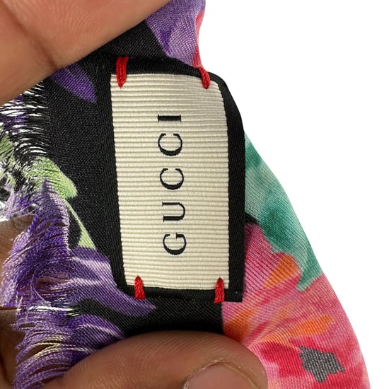 Gucci Floral-Print Scarf in Multicolor Silk - Image 5