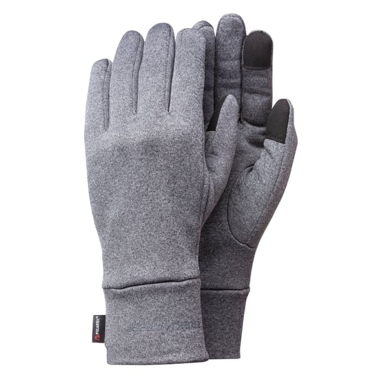 Mens Strath Quick Drying Gloves Lightweight Warm Hiking Walking Fleece - Image 1
