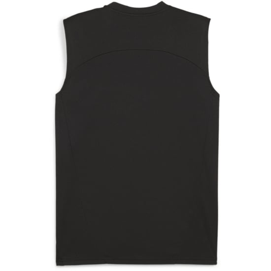 Men's Puma Teamfinal Training Short Sleeve Performance T-Shirt in Puma Black - Image 2