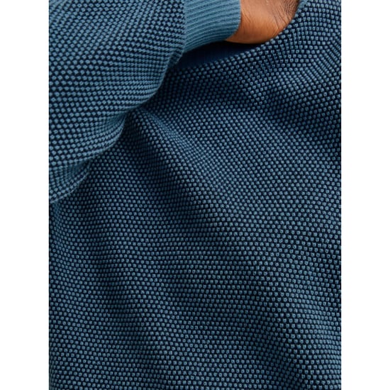 Jack & Jones Jjeglobe knit crew neck noos aqua - Image 4