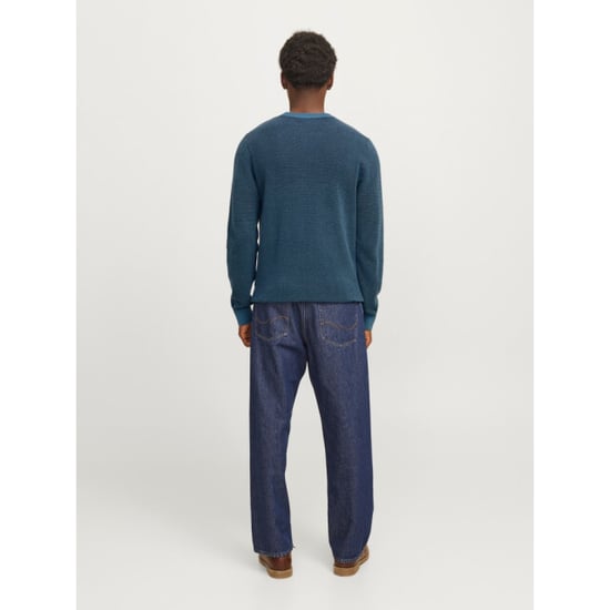 Jack & Jones Jjeglobe knit crew neck noos aqua - Image 6