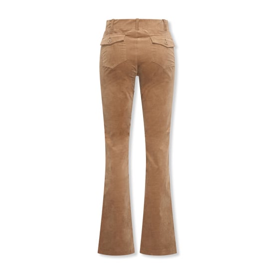 Helena Hart 7559 broek flair velvet camel - Image 3
