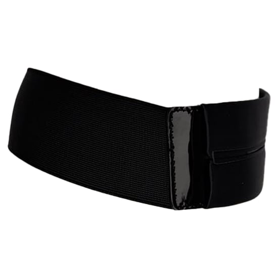 Lanvin Wide Waist Belt in Black Satin - Image 2