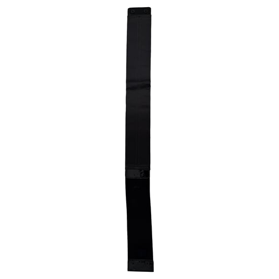 Lanvin Wide Waist Belt in Black Satin - Image 5