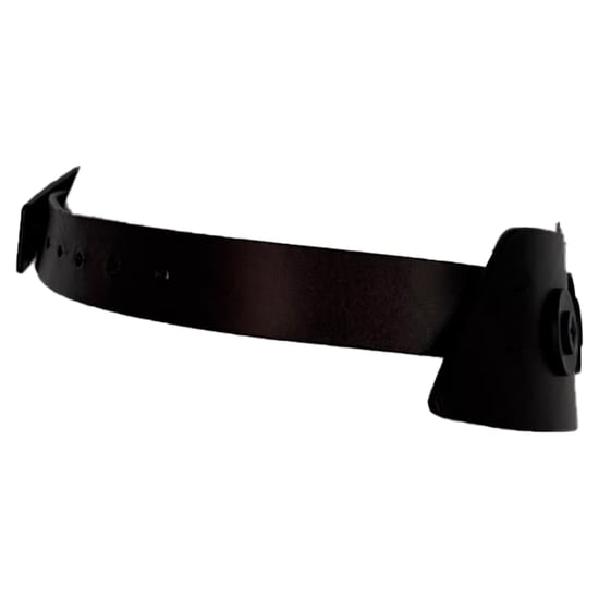 Saint Laurent Paris Shield Belt in Brown Leather - Image 2