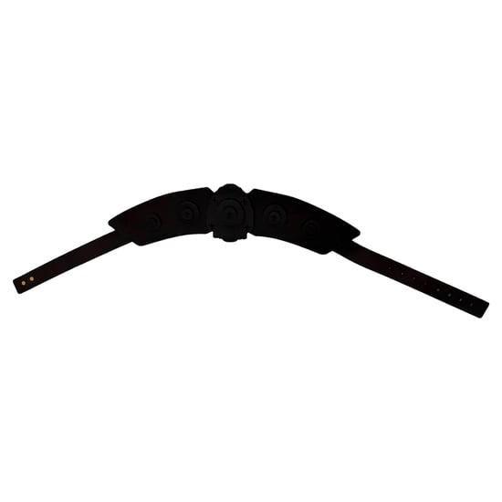 Saint Laurent Paris Shield Belt in Brown Leather - Image 4
