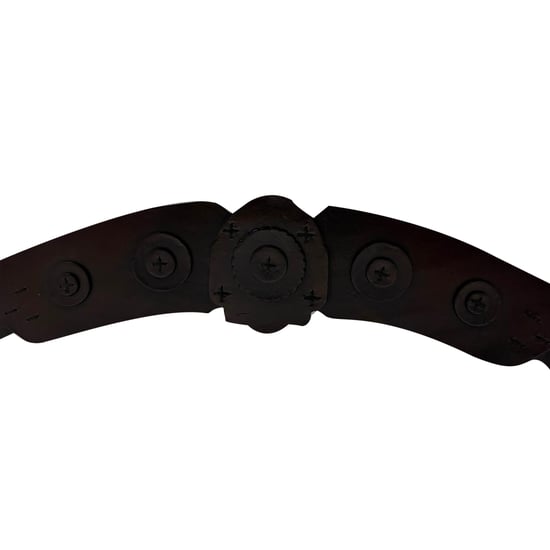 Saint Laurent Paris Shield Belt in Brown Leather - Image 5