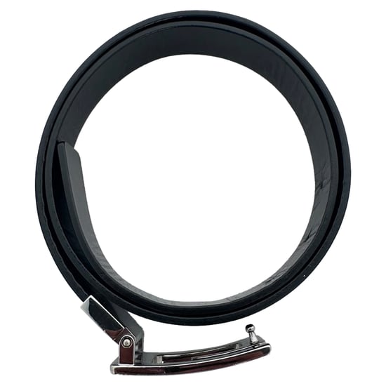Gucci G Silver Tone Logo Buckle Belt in Black Leather - Image 3