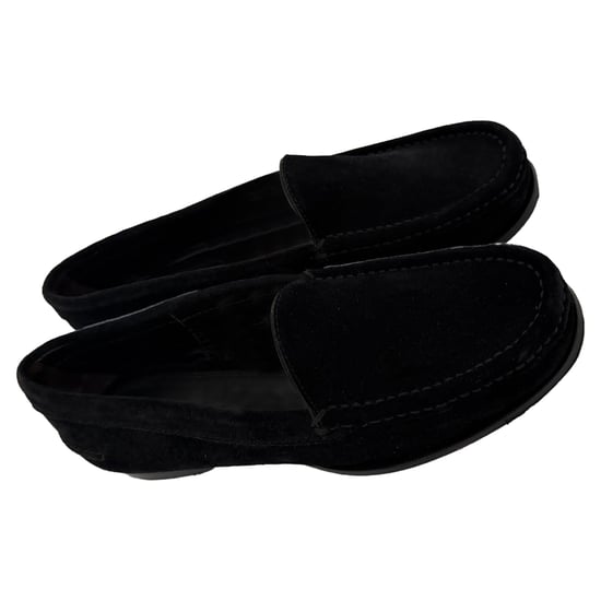 The Row Ruth Loafers in Black Suede - Image 5
