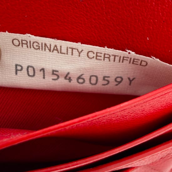 Bottega Veneta Intreciatto Card Holder in Red Leather - Image 6