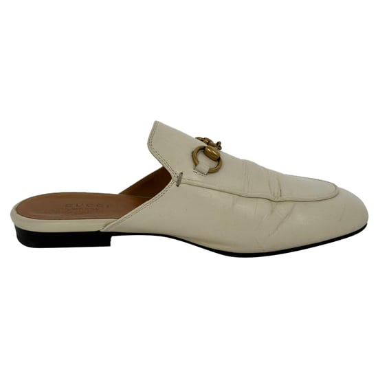 Gucci Horsebit Accent Mules in Witte Lederen - Image 1