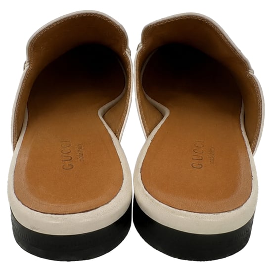 Gucci Horsebit Accent Mules in Witte Lederen - Image 5