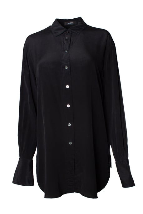 Joseph, Zijden zwarte shirt - Image 1