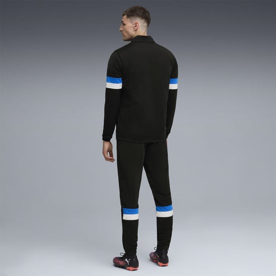 Men's Puma Piping Tracksuit in Black/Wh - Image 4