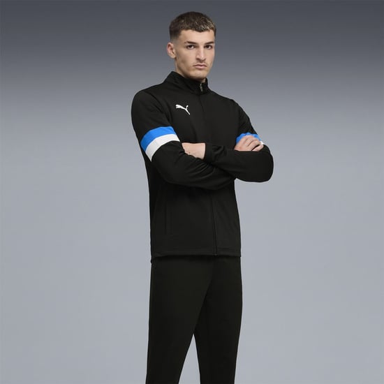 Men's Puma Piping Tracksuit in Black/Wh - Image 5
