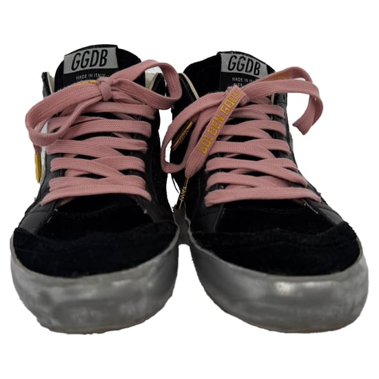Golden Goose Mid-Star Hoge Sneakers in Zwart Suède - Image 2