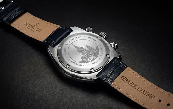 Jacob Zech Horloge Vienna Zilver - Image 6