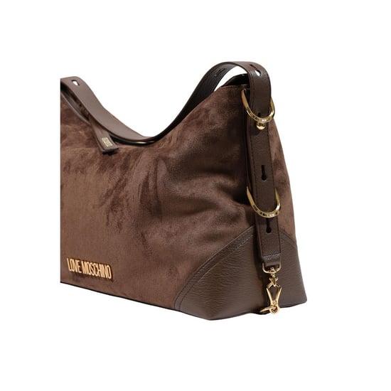 Love Moschino Brun Polyester Handväska - Image 4