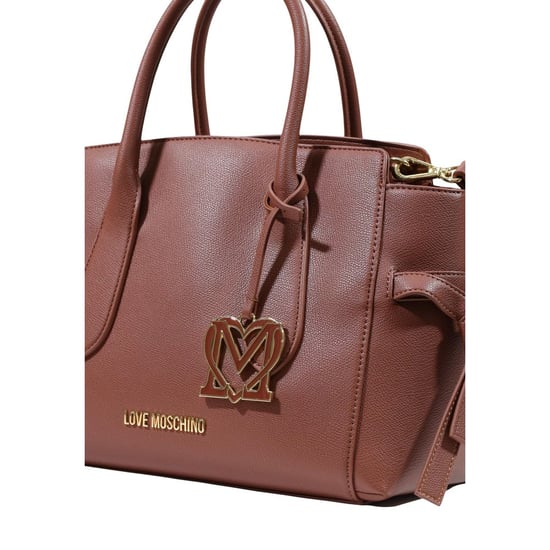 Love Moschino Brun Polyeten Handväska - Image 4