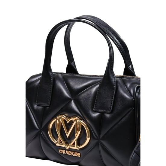 Love Moschino Svart Polyeten Handväska - Image 4