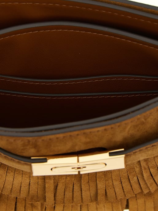 Tory Burch Brown Bovine Leather Handbag - Image 4
