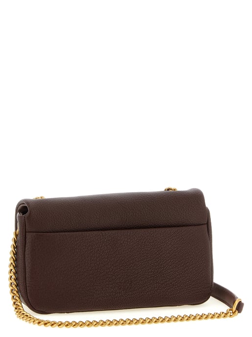 PINKO Brown Lamb Leather Shoulder Bag - Image 2