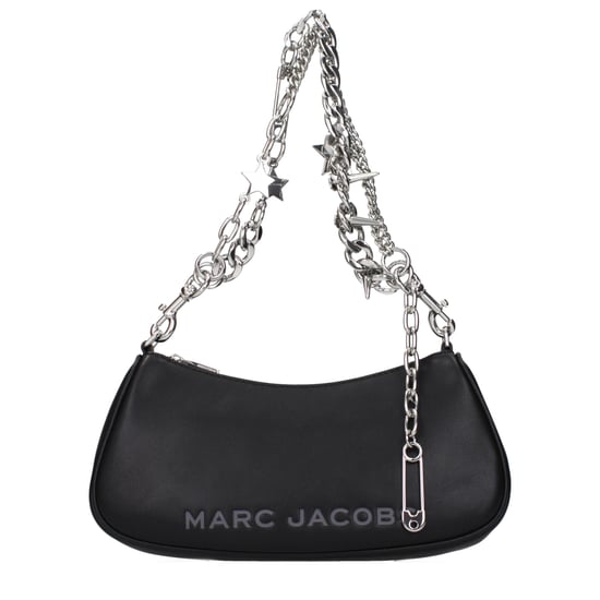 Marc Jacobs Zwarte Leren Schoudertas - Image 1
