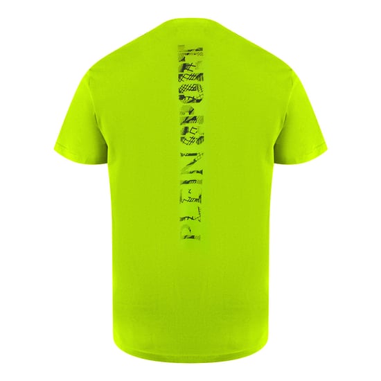 Korte Mouw Scratch Logo T-shirt in Geel - Image 2