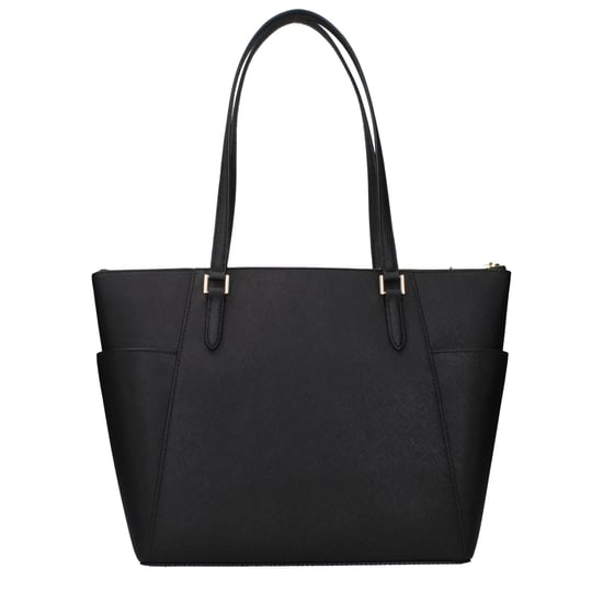 Michael Kors Zwarte Leren Schoudertas - Image 3