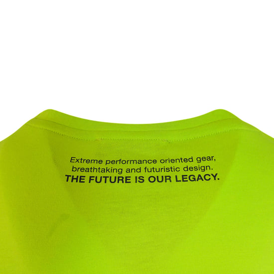 Basis Korte Mouwen Logo T-shirt in Geel - Image 3