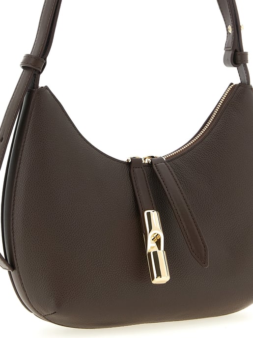 Furla Brown Calfskin Shoulder Bag - Image 3