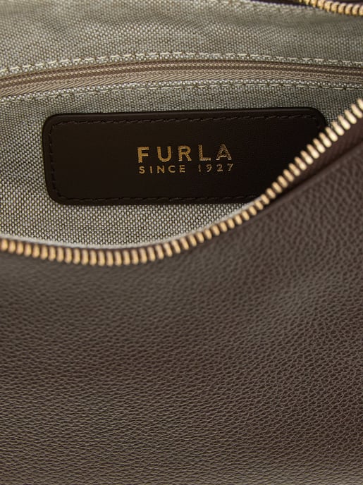 Furla Brown Calfskin Shoulder Bag - Image 4