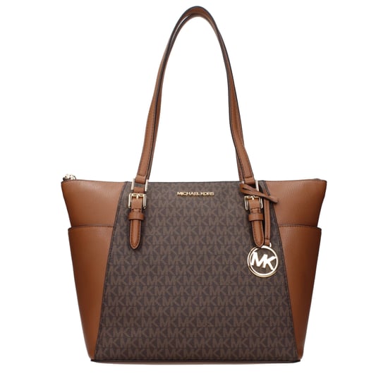 Michael Kors Bruine Leren Schoudertas - Image 1