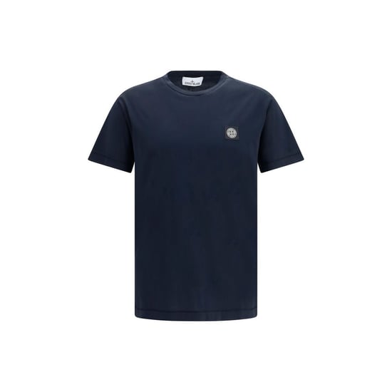 Stone Island Blue Cotton T-Shirt - Image 1