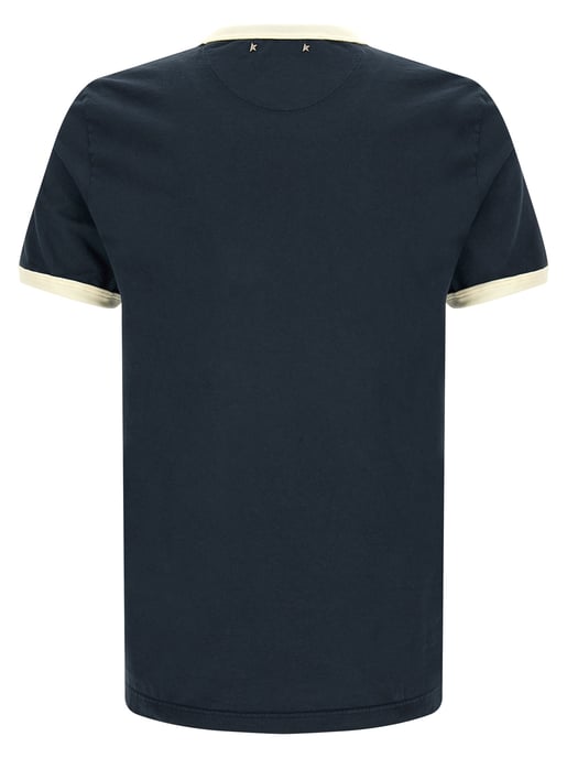 Golden Goose Blue Cotton T-Shirt - Image 2