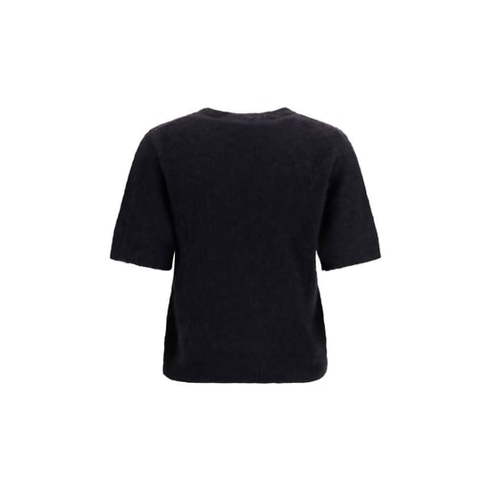 Ganni Black Alpaca Vicugna Pacos T-Shirt - Image 2