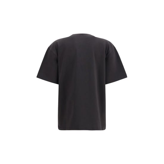 Ganni Black Cotton T-Shirt - Image 2
