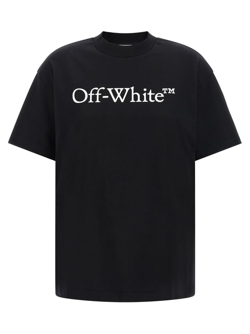 Off-White Black Cotton T-Shirt - Image 1