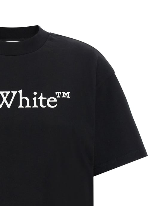 Off-White Black Cotton T-Shirt - Image 3