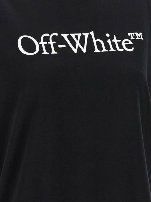 Off-White Black Cotton T-Shirt - Image 4