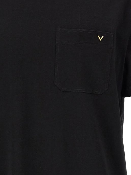 Valentino Garavani Zwarte Katoenen T-shirt - Image 4
