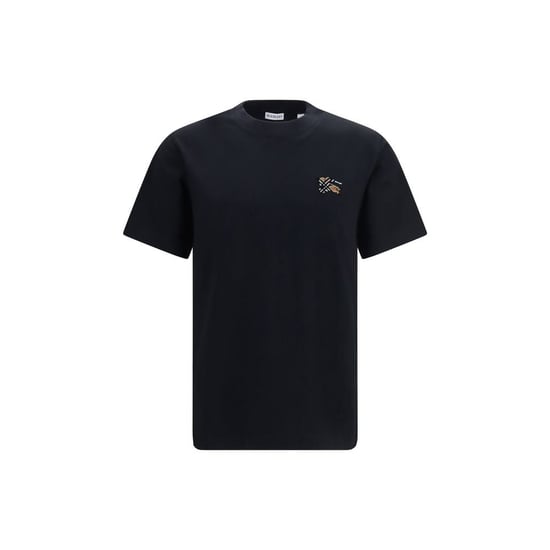 Burberry Black Cotton T-Shirt - Image 1