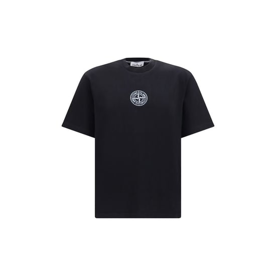 Stone Island Black Cotton T-Shirt - Image 1